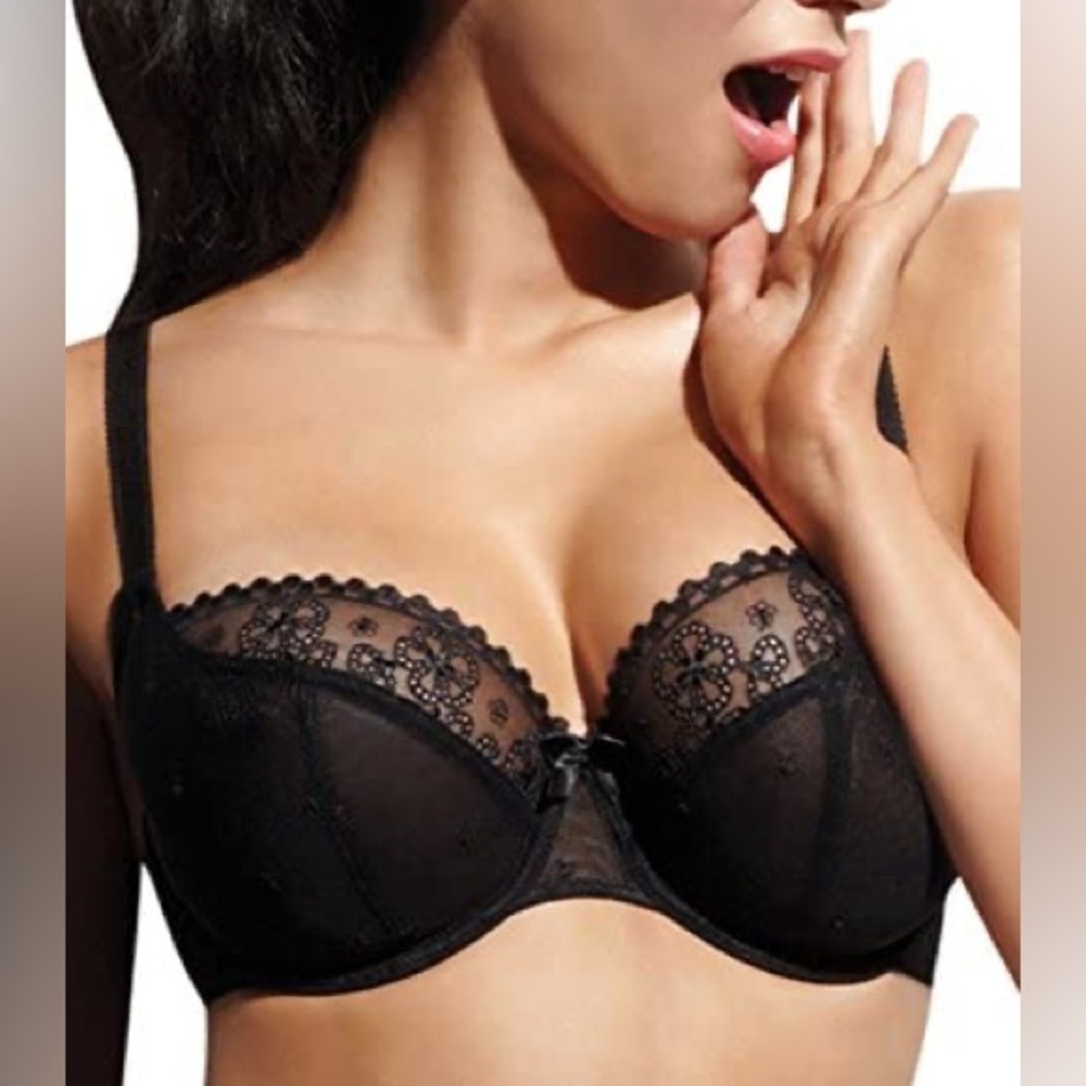 Cleo by Panache Lucy Bra in Black - UK 32HH (D9)